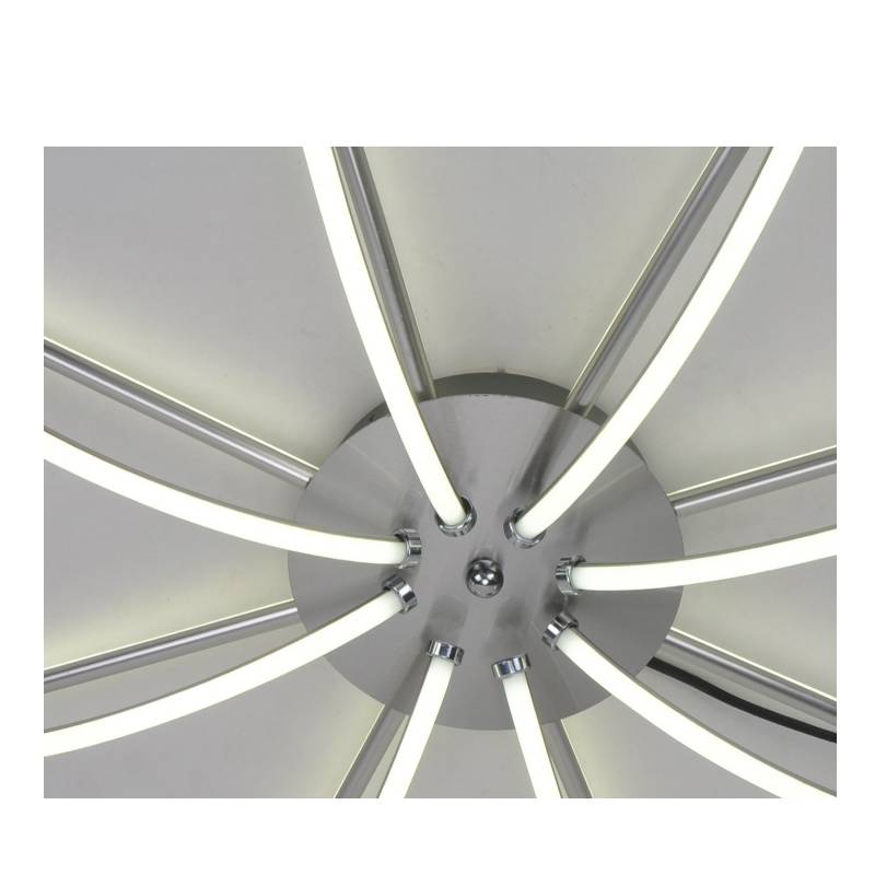 Lámpara de techo LED moderna con tira de aluminio