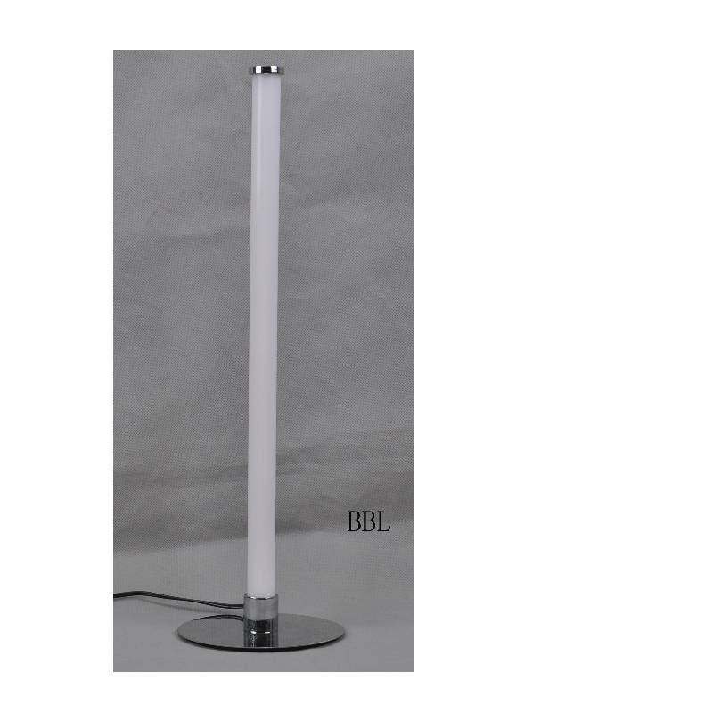 Lámpara de mesa LED con tubo recto acrílico