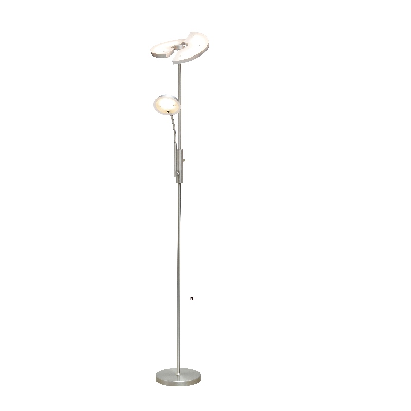 Lámpara de pie LED de alto voltaje para madre e hijo con panel LED semicircular