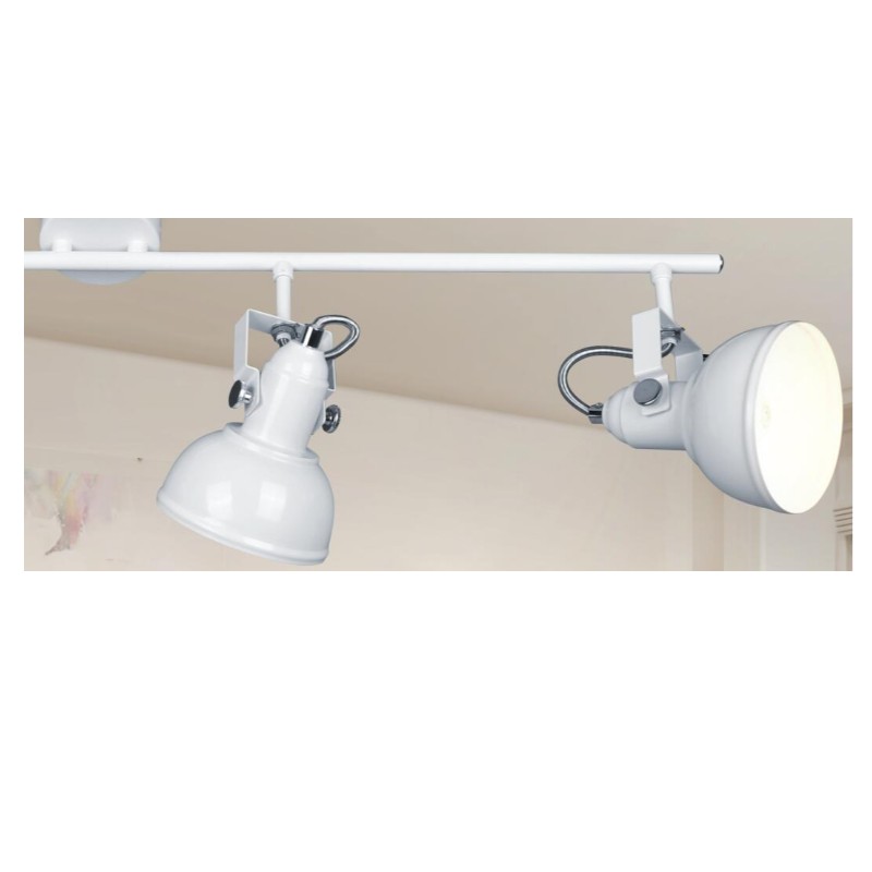 Spot light-4 con pantalla metálica y soporte en U